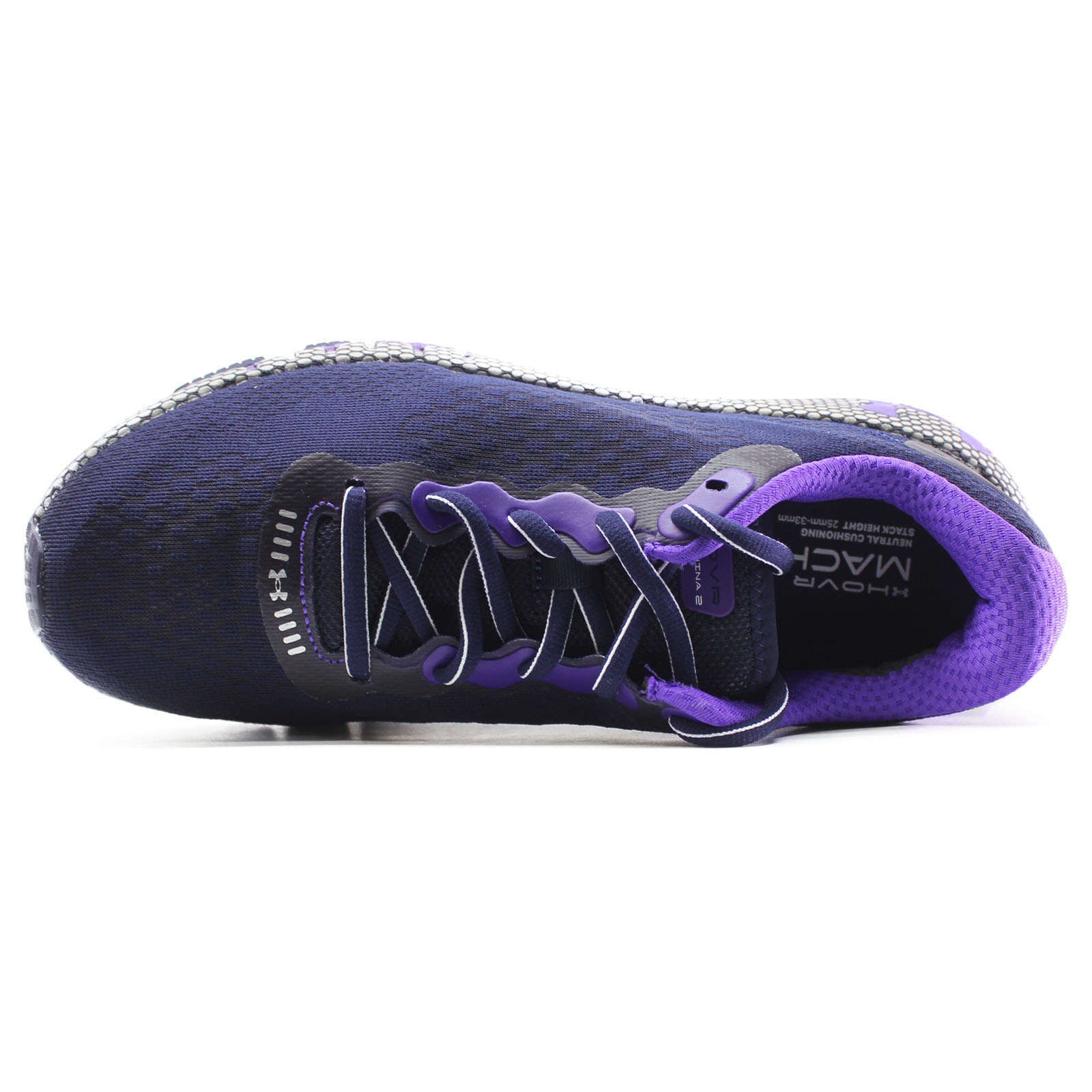 Under Armour HOVR Machina 2 Synthetic Textile Women's Low-Top Trainers#color_navy purple