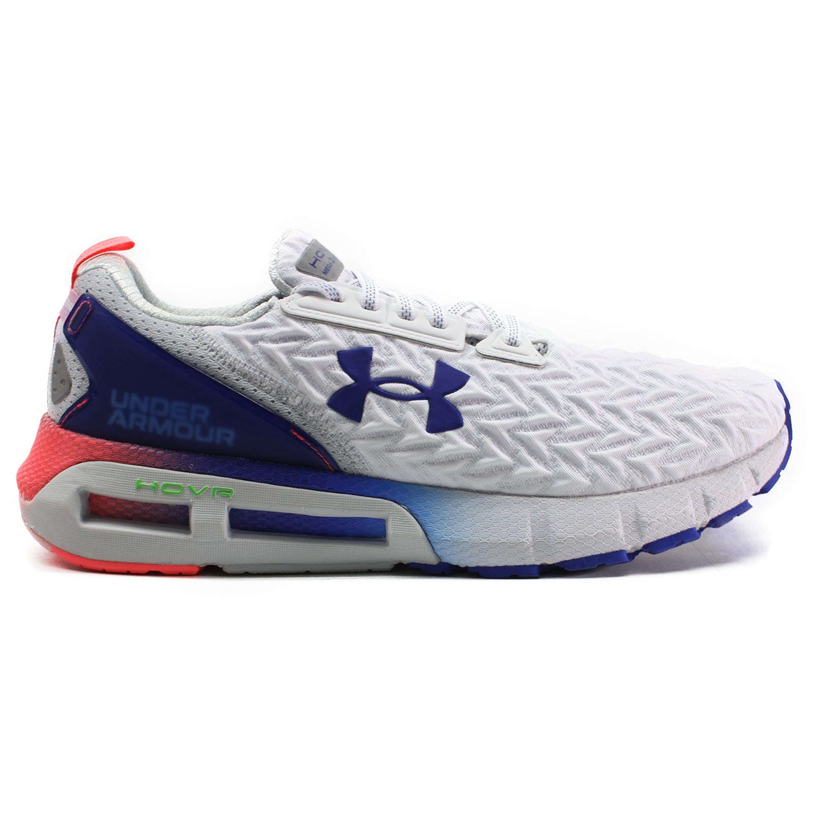 Under Armour HOVR Mega 2 Clone Synthetic Textile Men's Low-Top Trainers#color_white blue