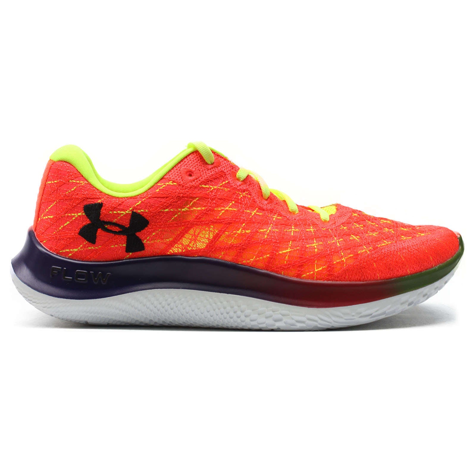 Under Armour Flow Velociti Wind Rn Synthetic Textile Unisex Low-Top Trainers#color_orange yellow