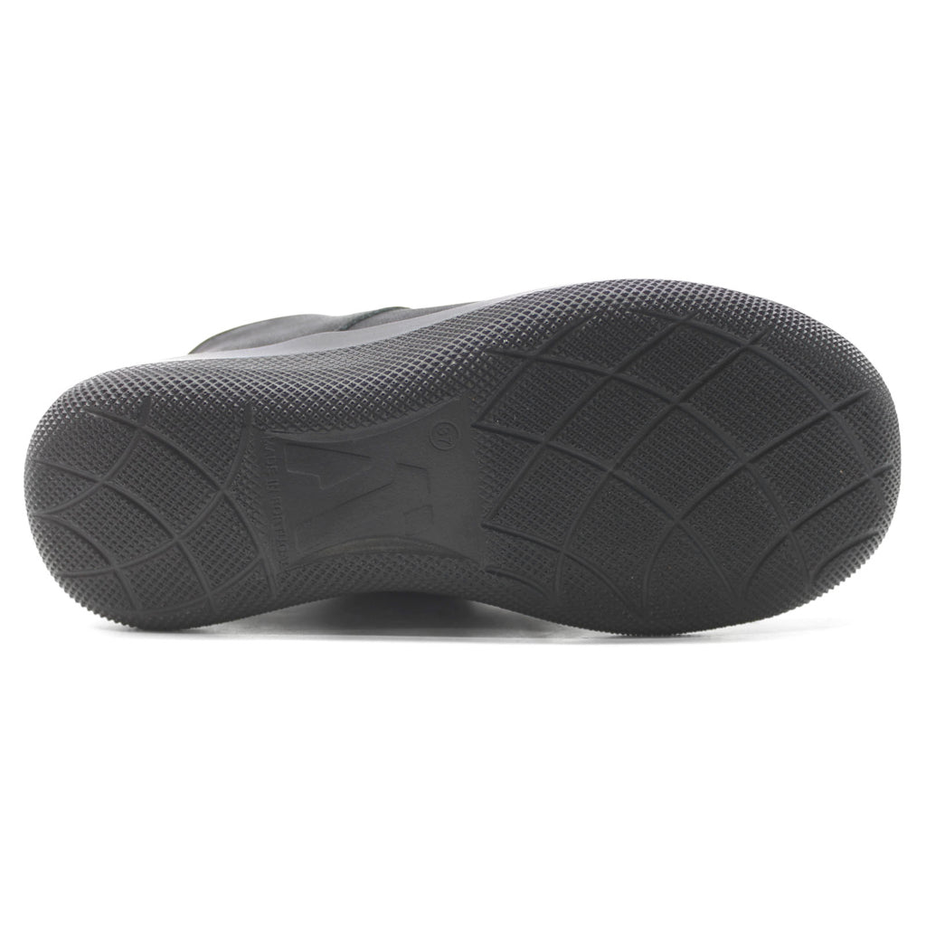 Arcopedico Munique Nubuck Leather Women's Low-top Trainers#color_fal coll black