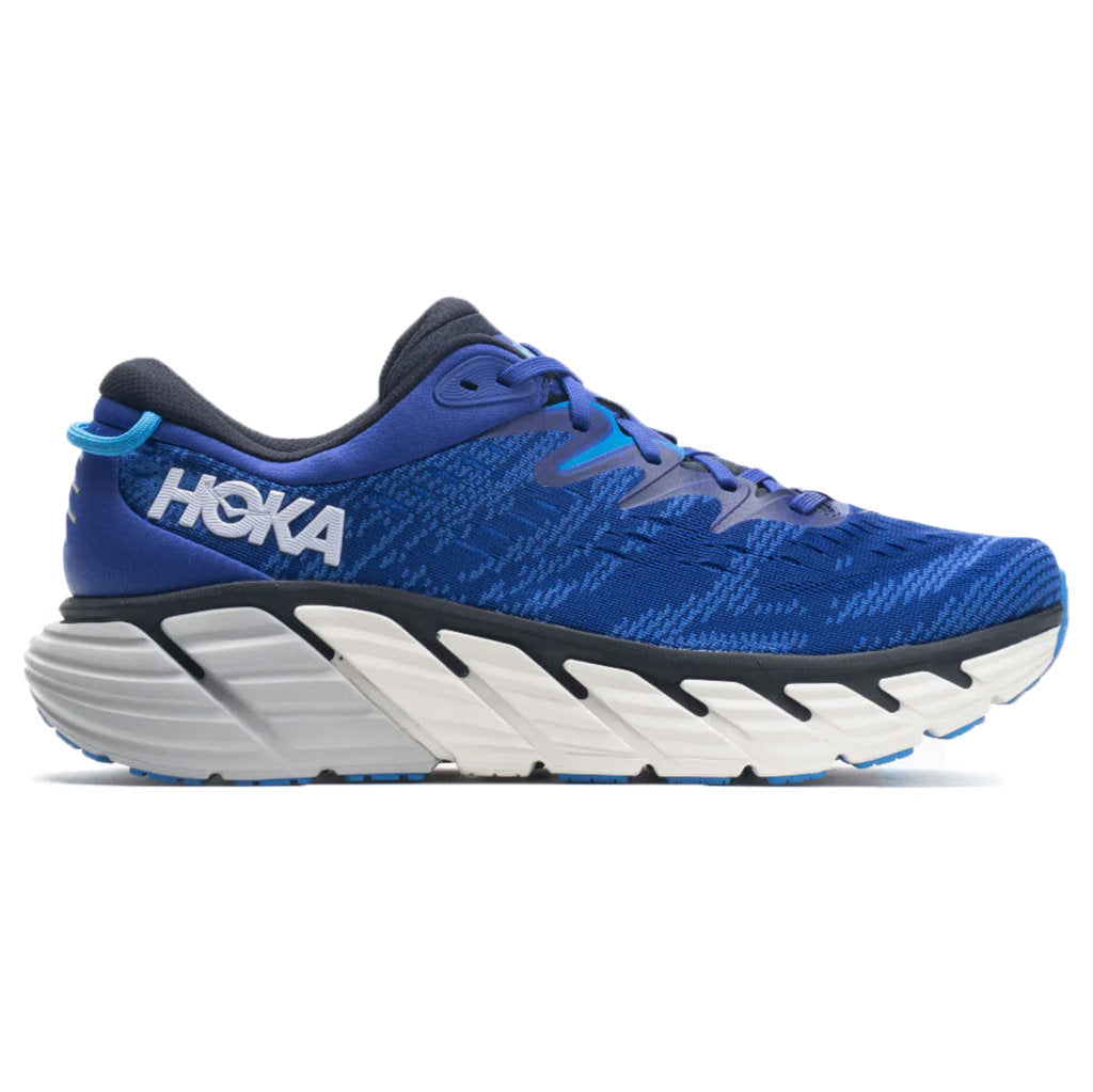 Hoka One One Gaviota 4 Mesh Men's Low-Top Road Running Trainers#color_bluing blue graphite