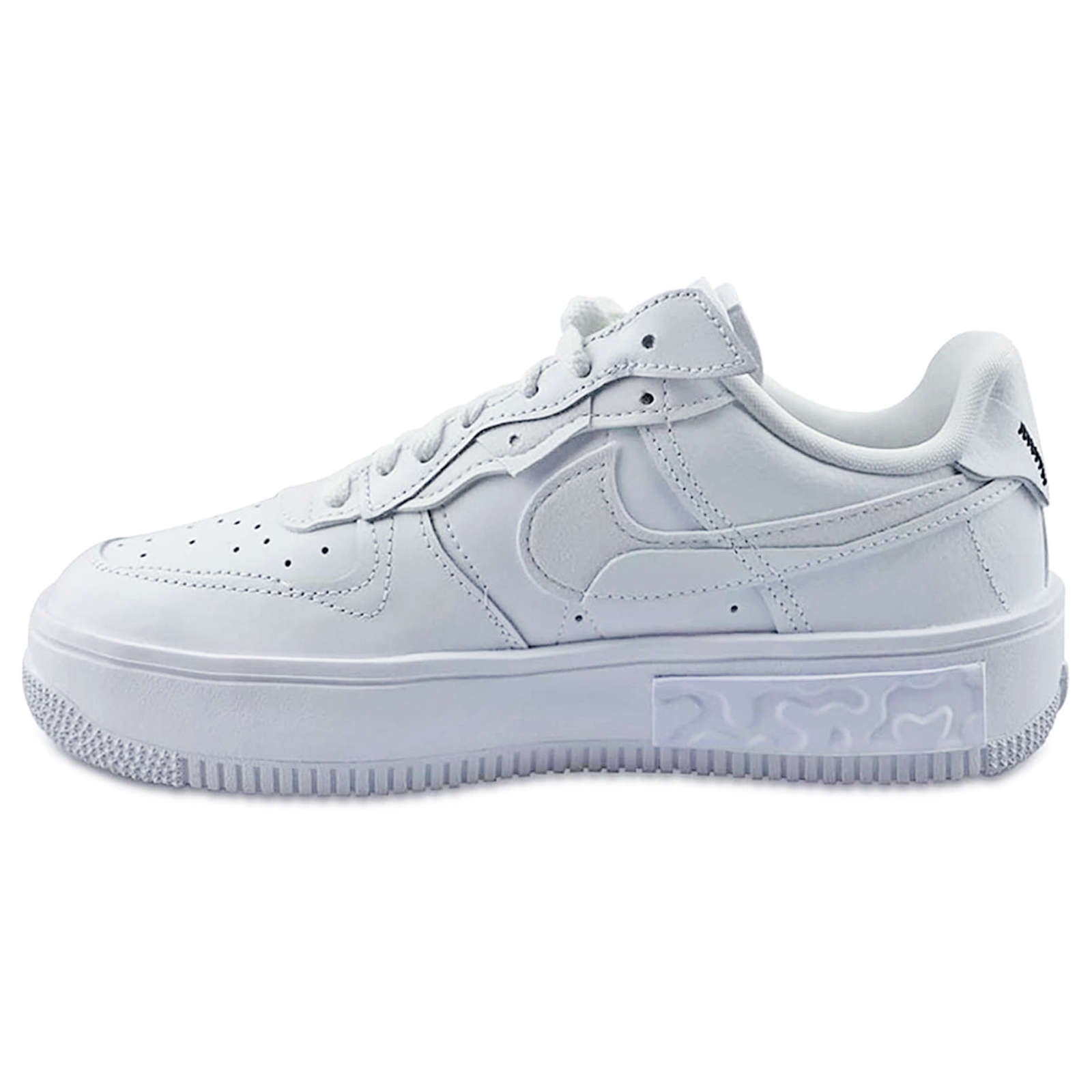 Nike Air Force 1 Fontanka Leather Women's Low-Top Trainers#color_white