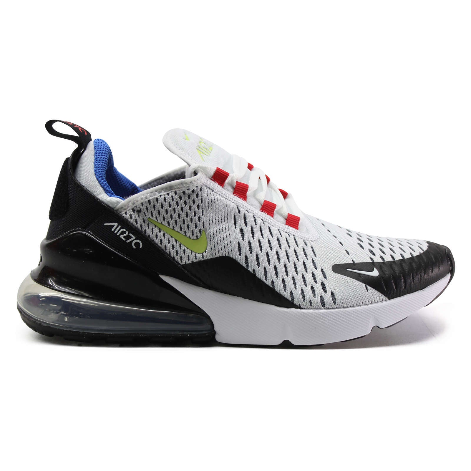 Nike Air Max 270 GS Synthetic Textile Youth Low-Top Trainers#color_white light lemon twist black
