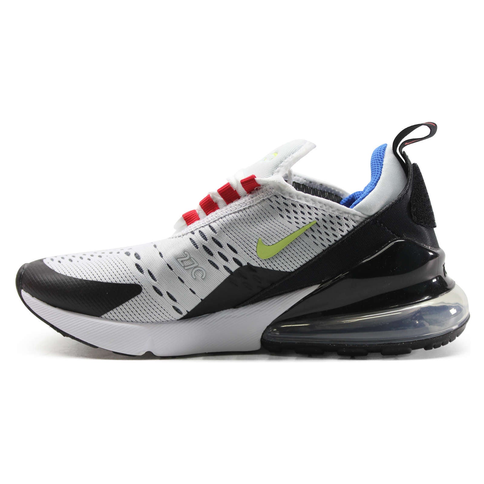 Nike Air Max 270 GS Synthetic Textile Youth Low-Top Trainers#color_white light lemon twist black