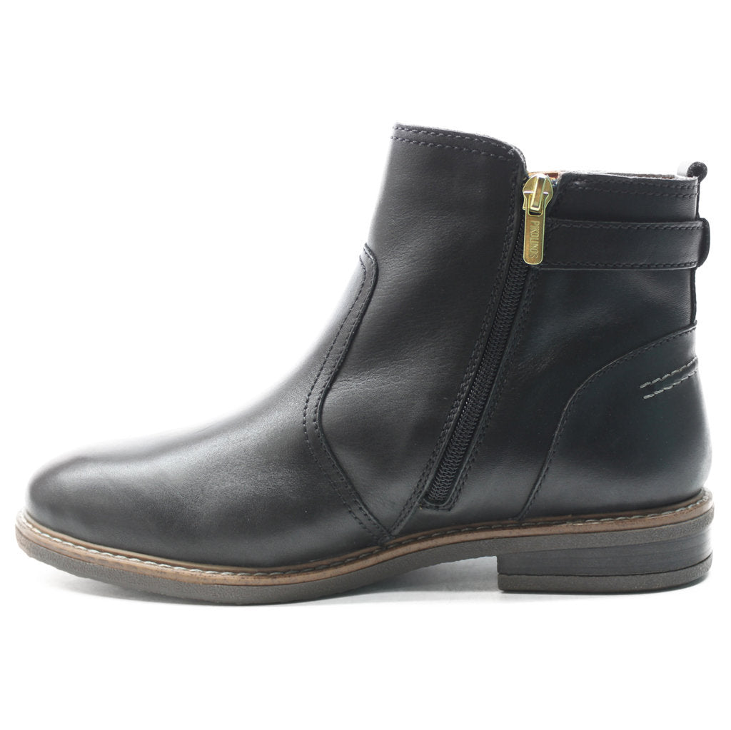 Pikolinos Aldaya W8J-N8769 Leather Womens Boots#color_black