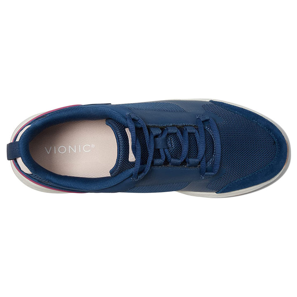 Vionic Fearless Synthetic Textile Womens Trainers#color_dark blue very berry