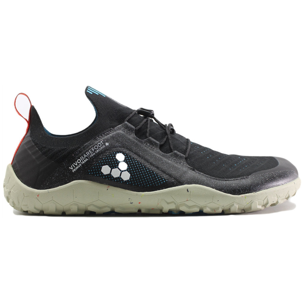 Vivobarefoot Primus Trail Knit FG Finisterre Synthetic Textile Mens Trainers#color_obsidian