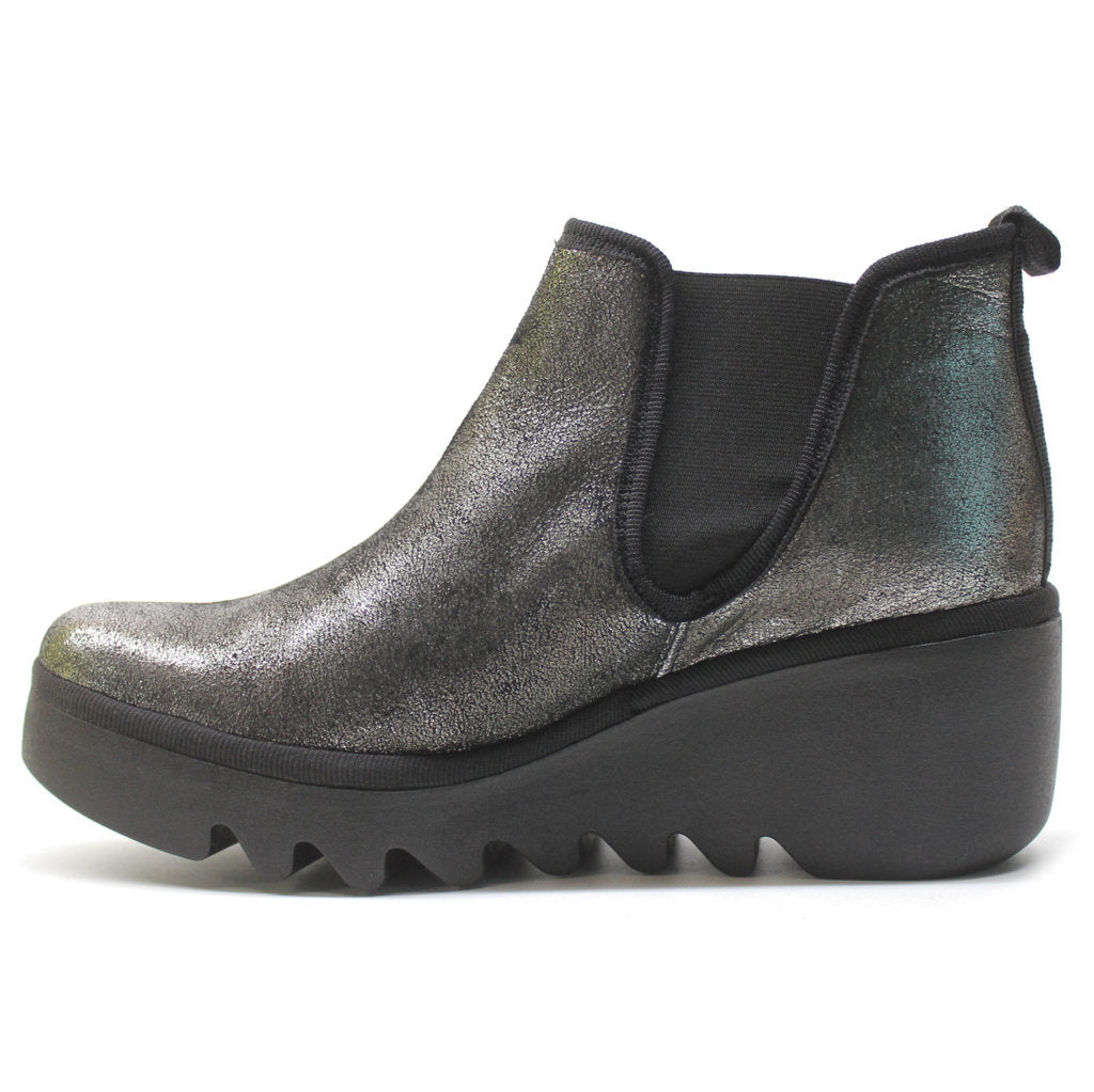 Fly London BYNE349FLY Leather Womens Boots#color_silver