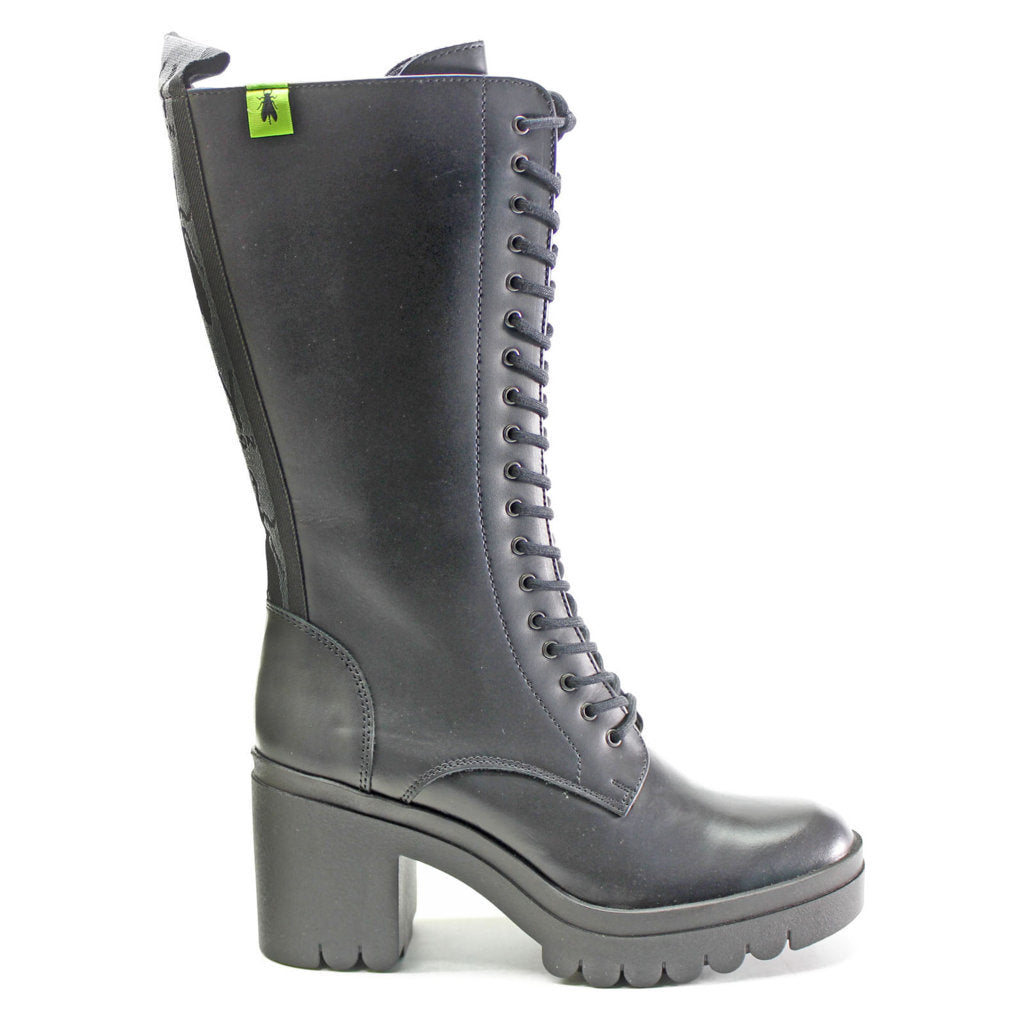 Fly London TALY884FLY Leather Womens Boots#color_black black sole