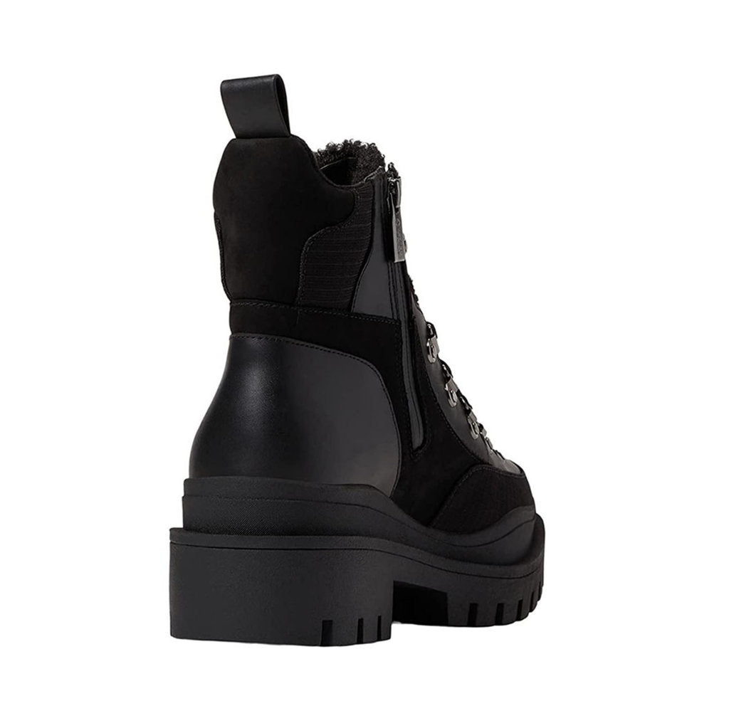 Vionic Jaxen Leather Textile Womens Boots#color_black