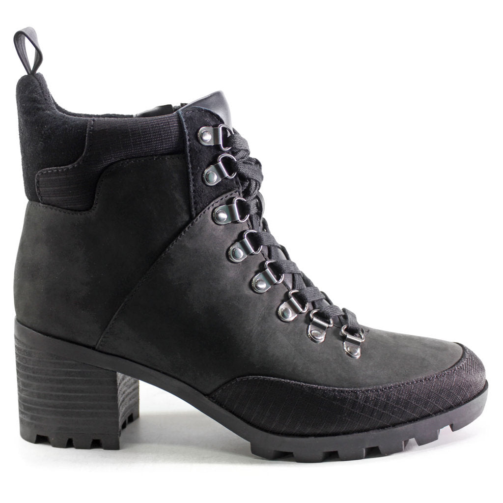 Vionic Spencer Nubuck Leather Womens Boots#color_black