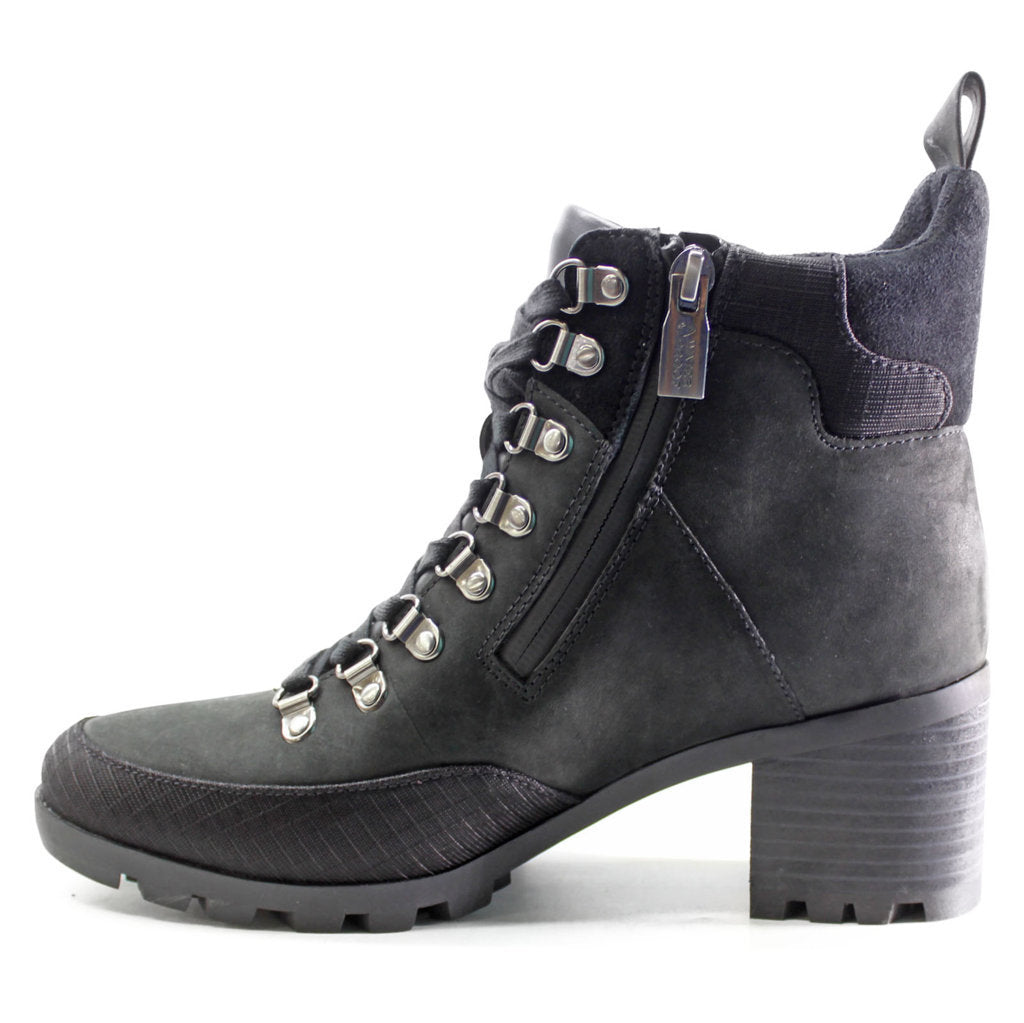 Vionic Spencer Nubuck Leather Womens Boots#color_black