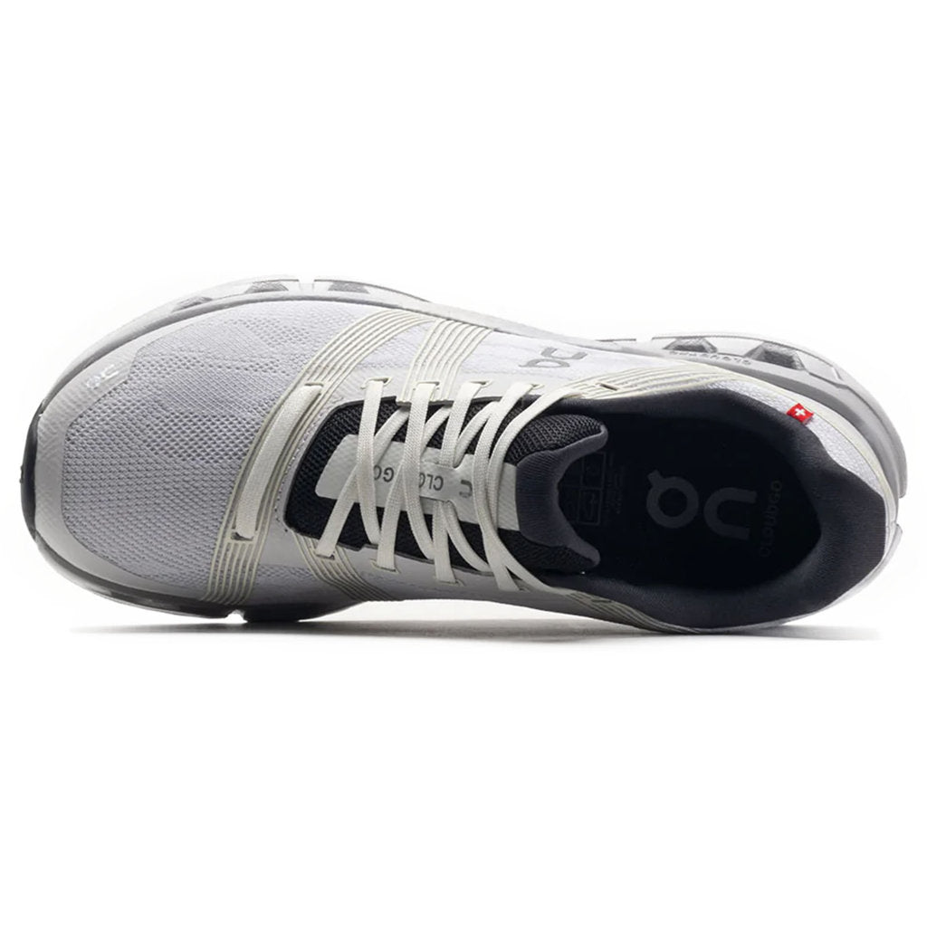 On Cloudgo Textile Synthetic Womens Trainers#color_white glacier