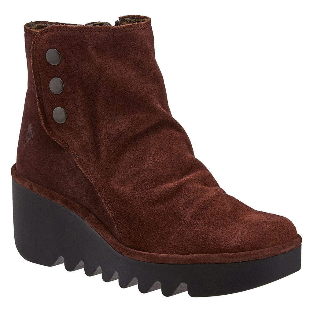 Fly London BROM344FLY Suede Womens Boots#color_wine