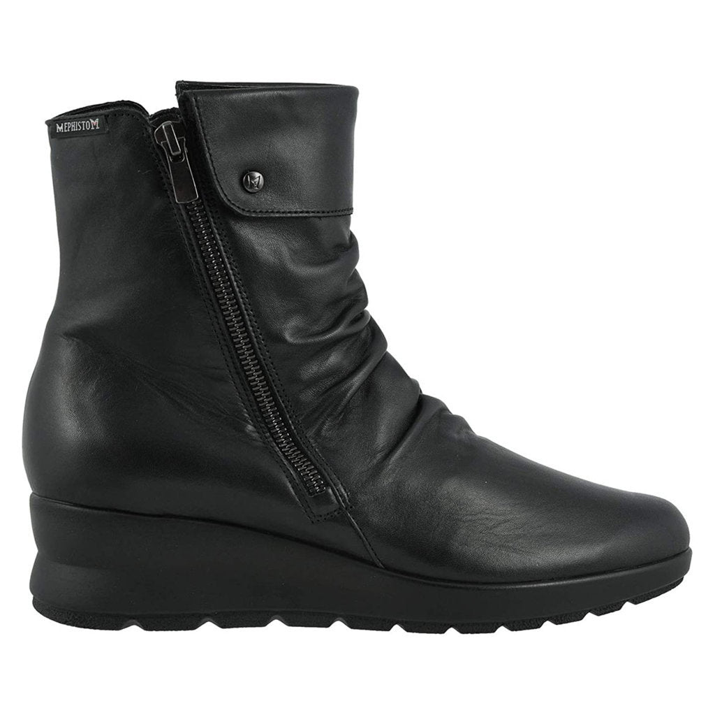 Mephisto Phila Leather Womens Boots#color_black