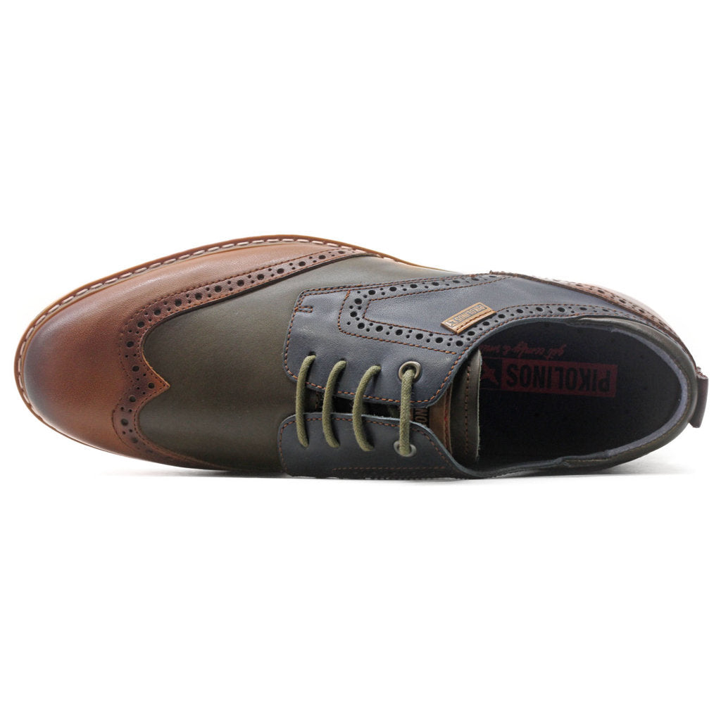 Pikolinos Avila M1T-4191 Leather Mens Shoes#color_brandy