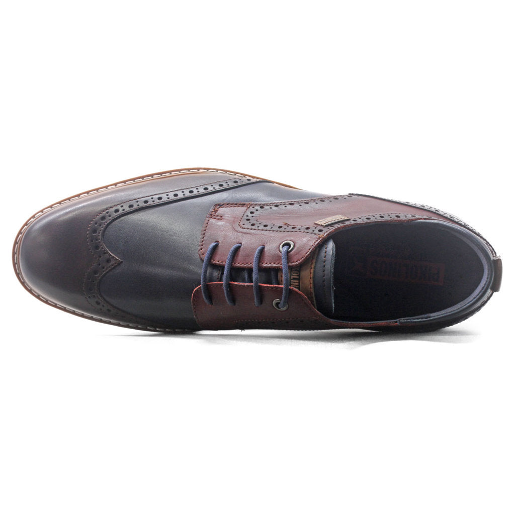 Pikolinos Avila M1T-4191 Leather Mens Shoes#color_olmo