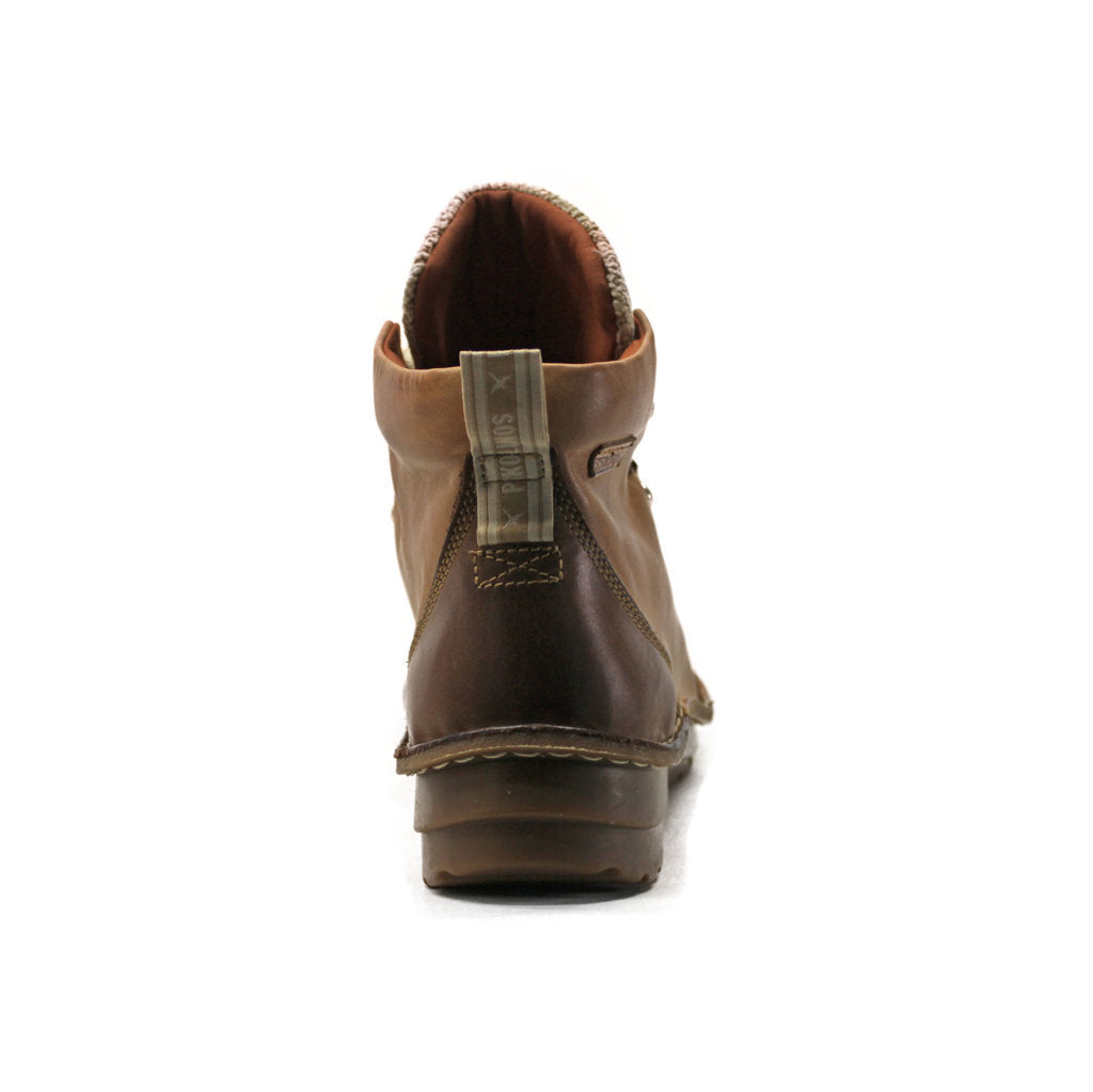 Pikolinos Cazorla W5U-8502 Leather Womens Boots#color_almond