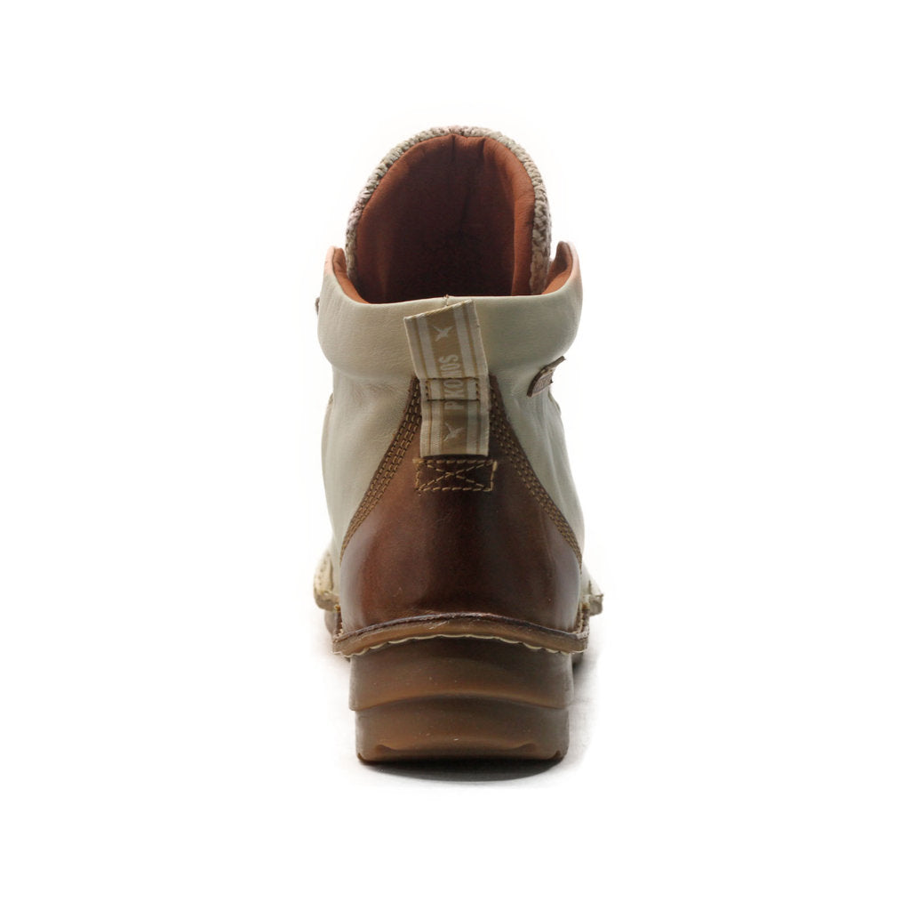 Pikolinos Cazorla W5U-8502 Leather Womens Boots#color_marfil