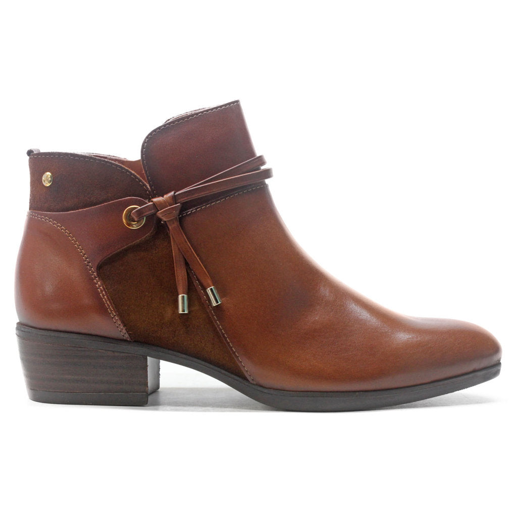 Pikolinos Daroca W1U-8505 Leather Womens Boots#color_cuero