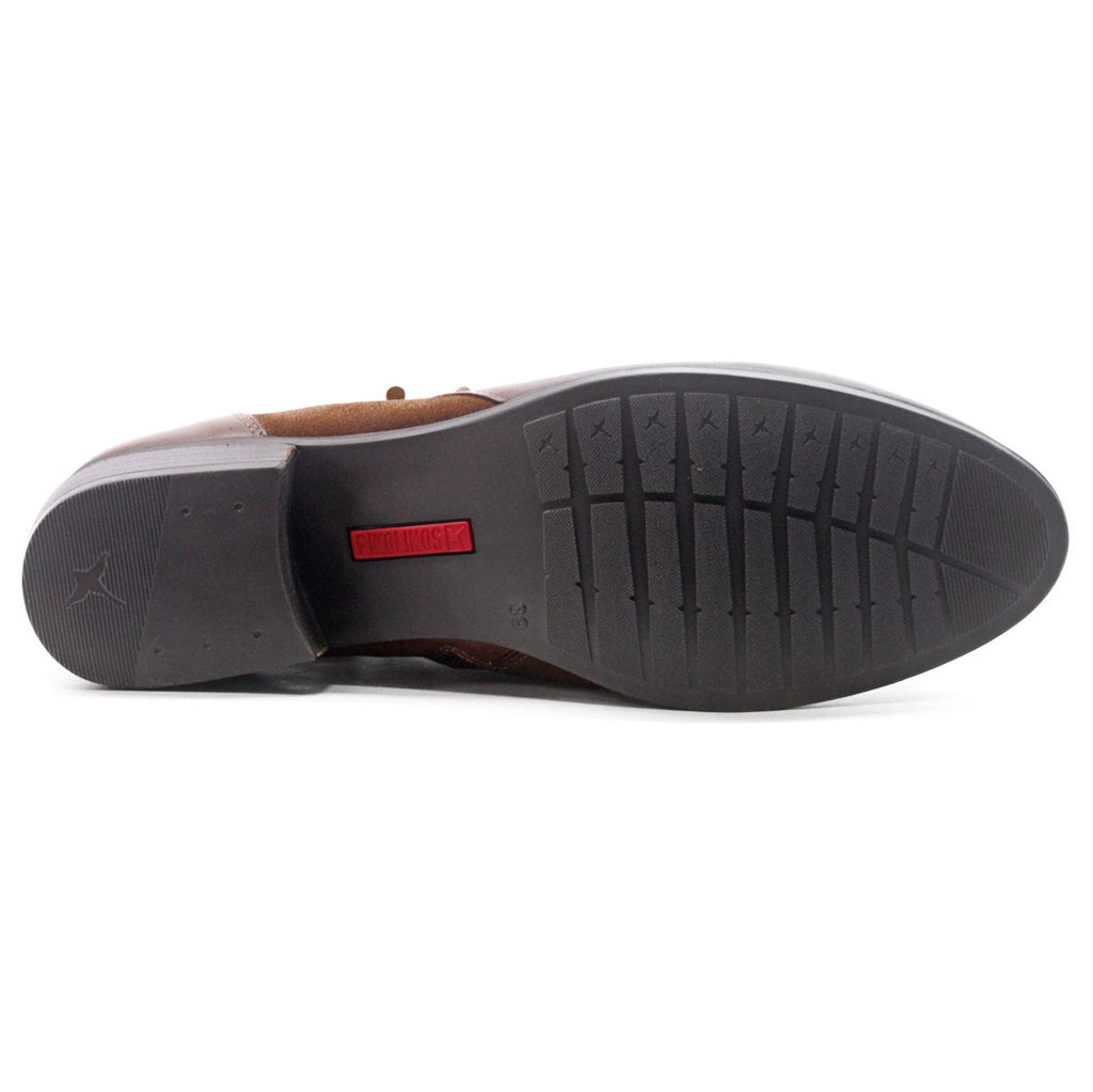Pikolinos Daroca W1U-8505 Leather Womens Boots#color_cuero