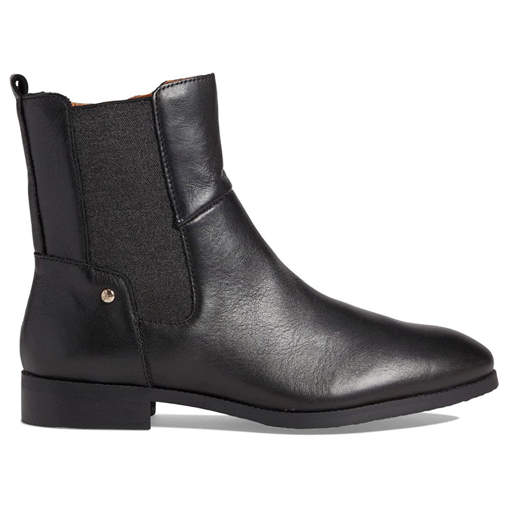 Pikolinos Royal W4D-8576 Leather Textile Womens Boots#color_black