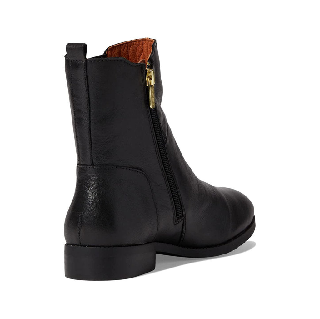 Pikolinos Royal W4D-8576 Leather Textile Womens Boots#color_black