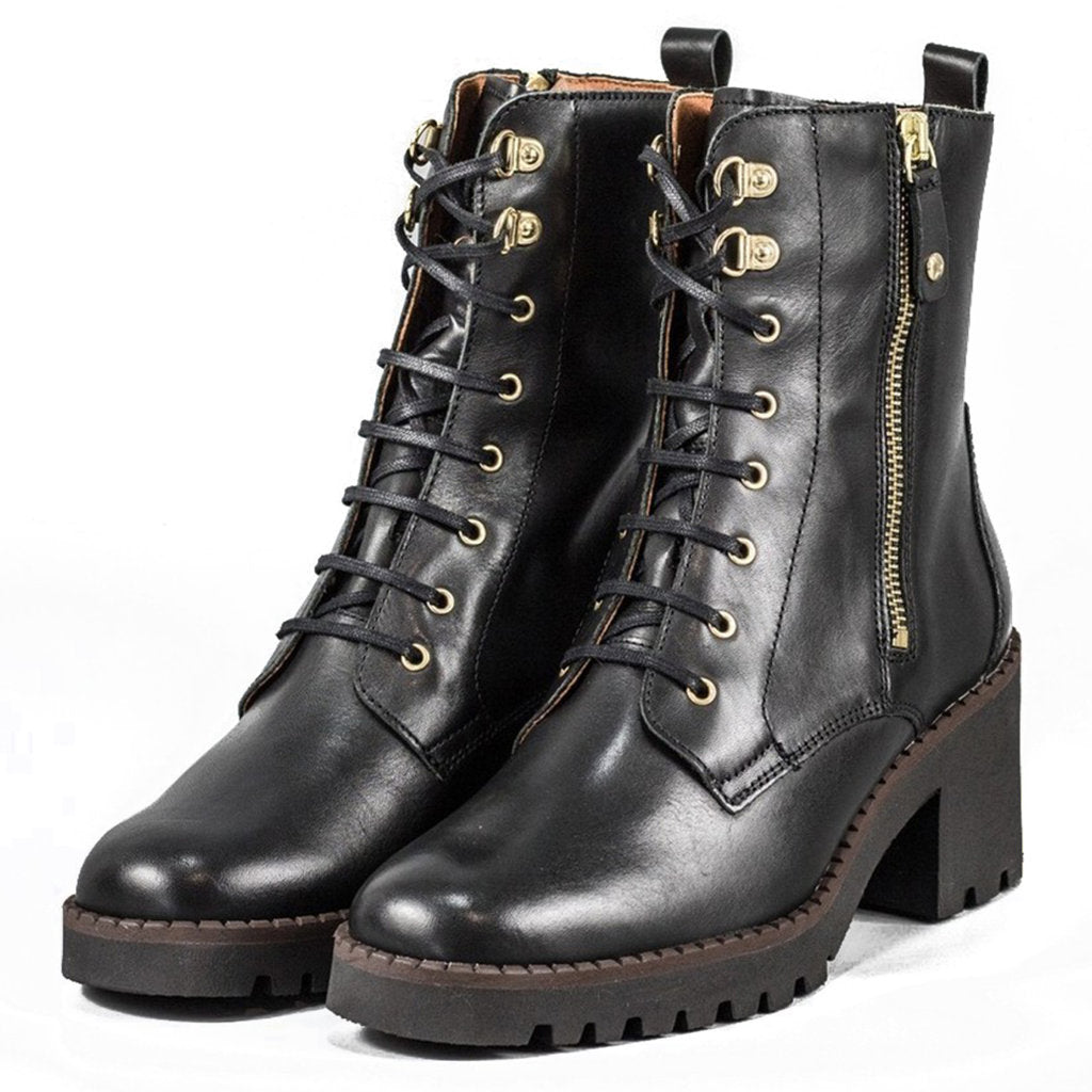 Pikolinos Viella Leather Womens Boots#color_black