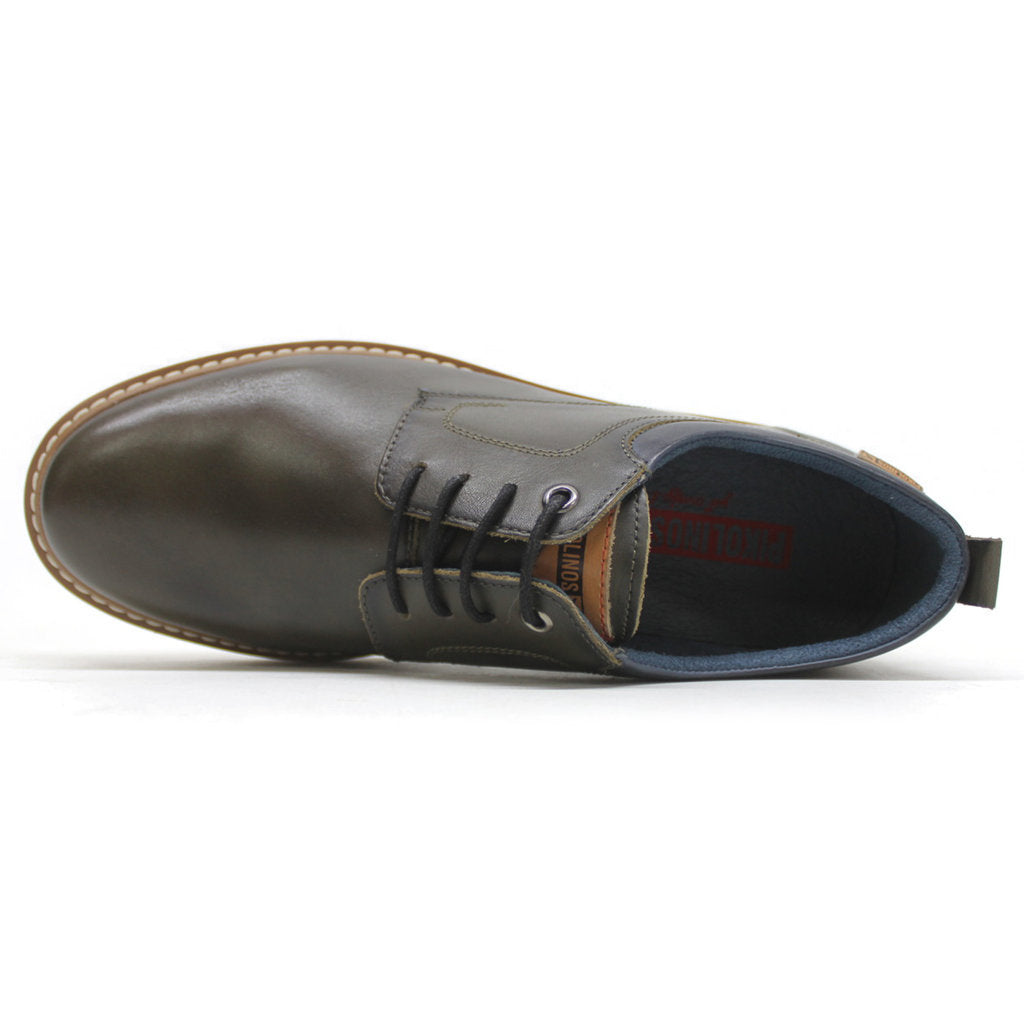 Pikolinos Berna M8J-4183 Leather Mens Shoes#color_seamoss