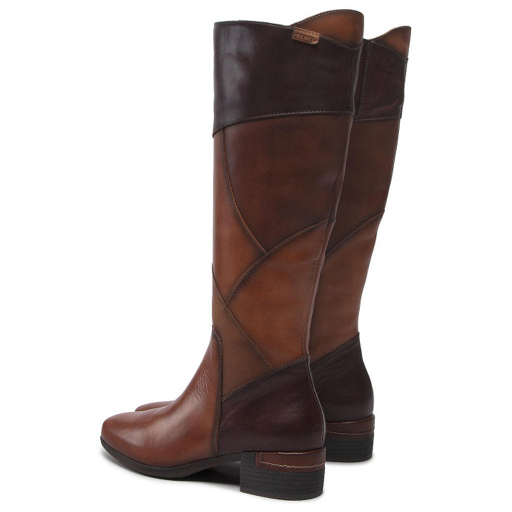 Pikolinos Malaga W6W-9841C1 Leather Womens Boots#color_cuero
