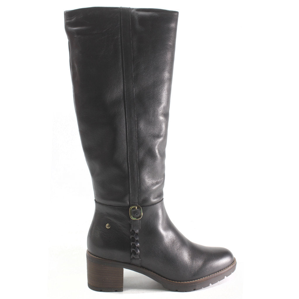 Pikolinos Llanes W7H-9541 Leather Womens Boots#color_black