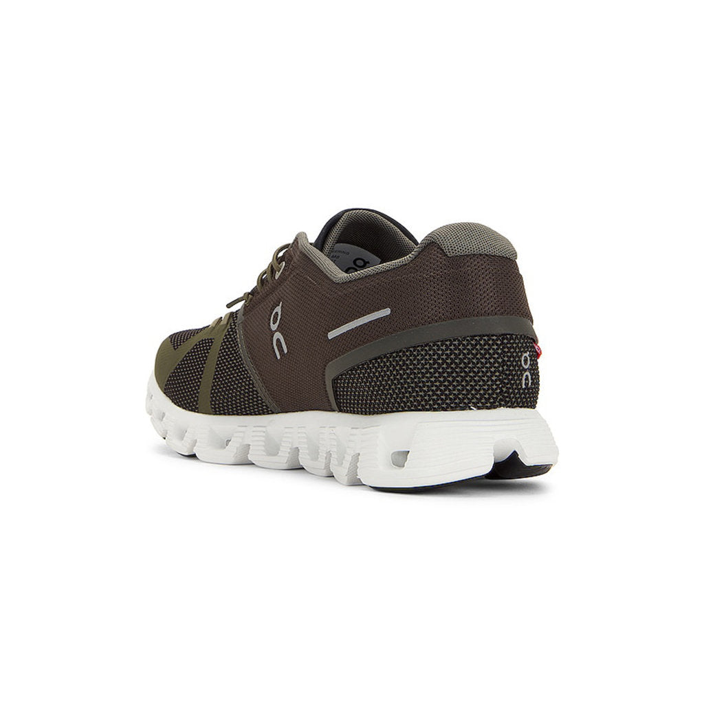 On Running Cloud 5 Combo Textile Men's Low-Top Trainers#color_olive thorn