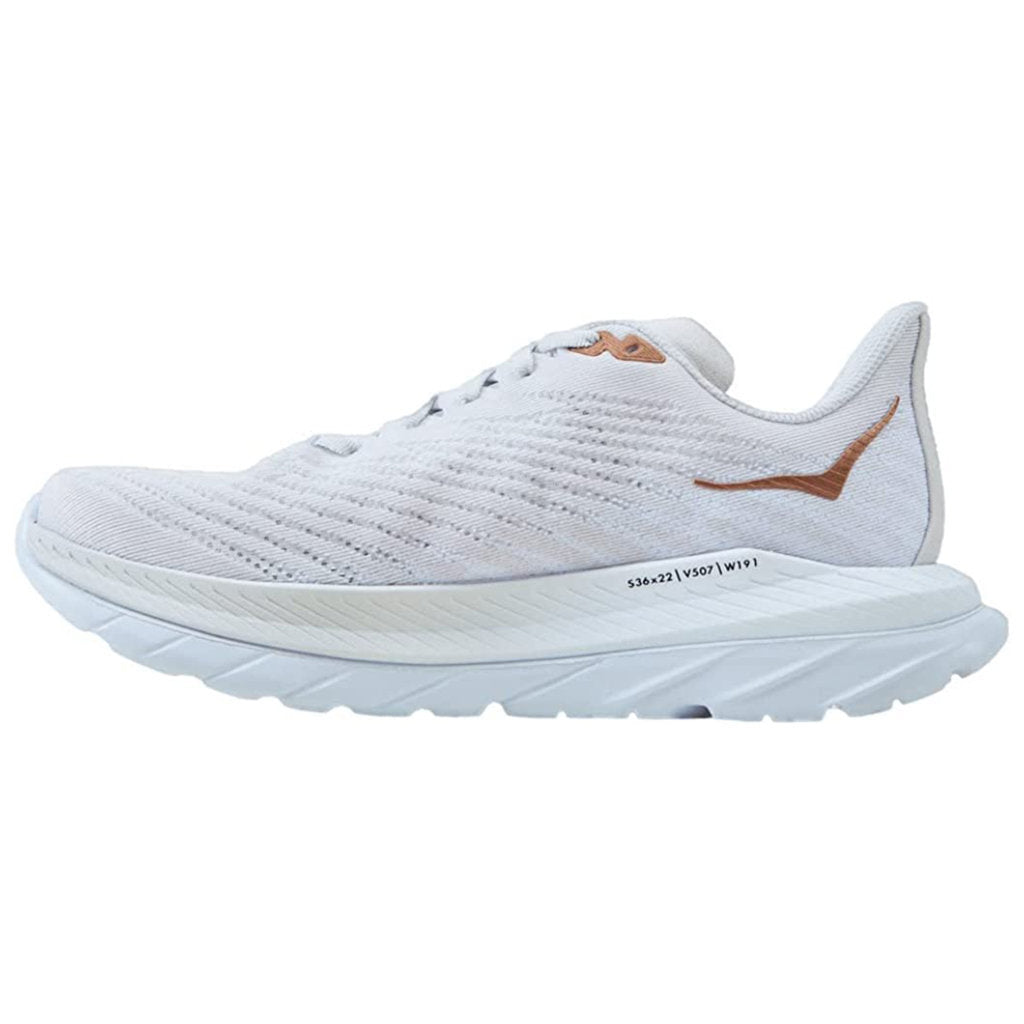 Hoka One One Mach 5 Textile Mens Trainers#color_white copper