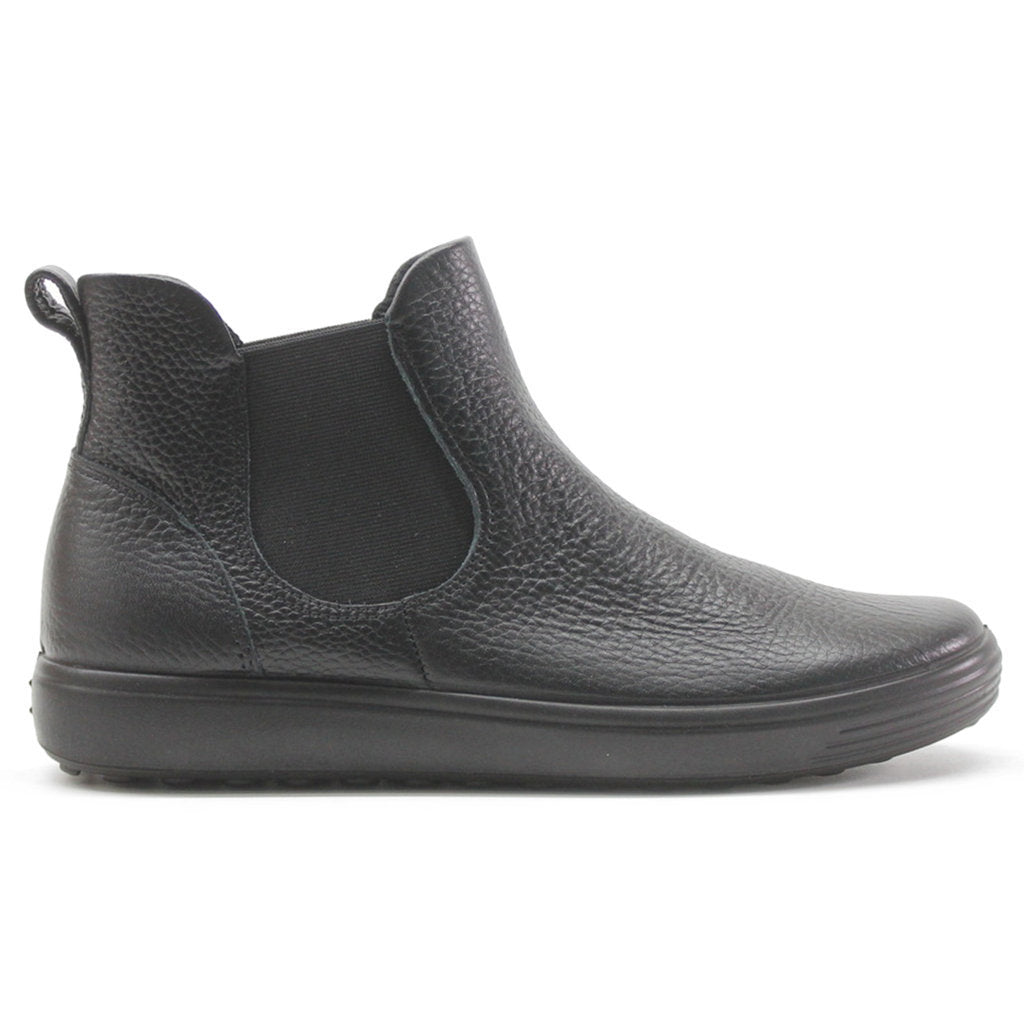 Ecco Soft 7 470463 Leather Womens Boots#color_black black