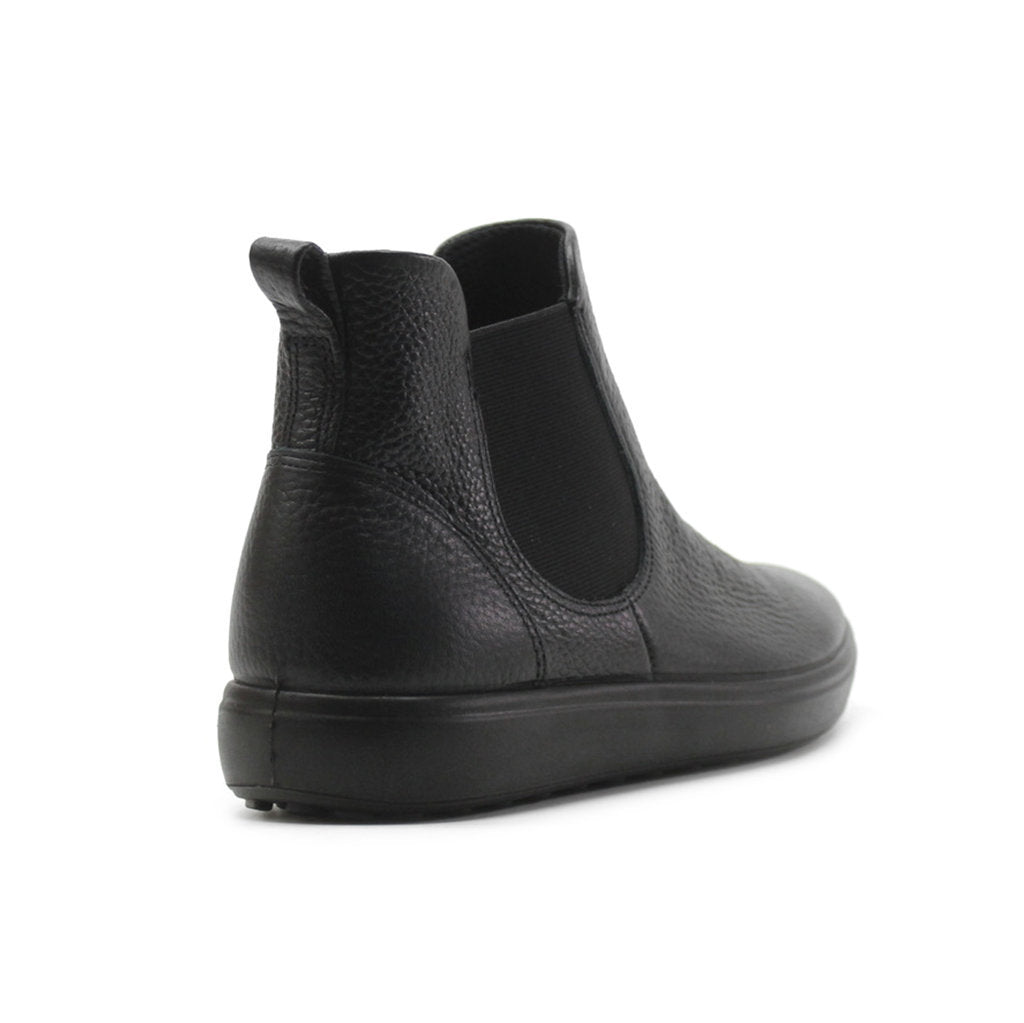 Ecco Soft 7 470463 Leather Womens Boots#color_black black