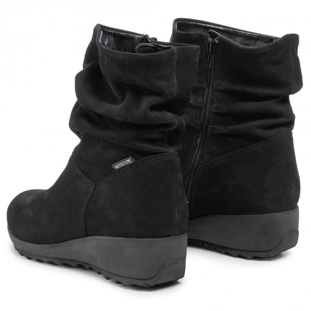 Mephisto Agatha Nubuck Womens Boots#color_black