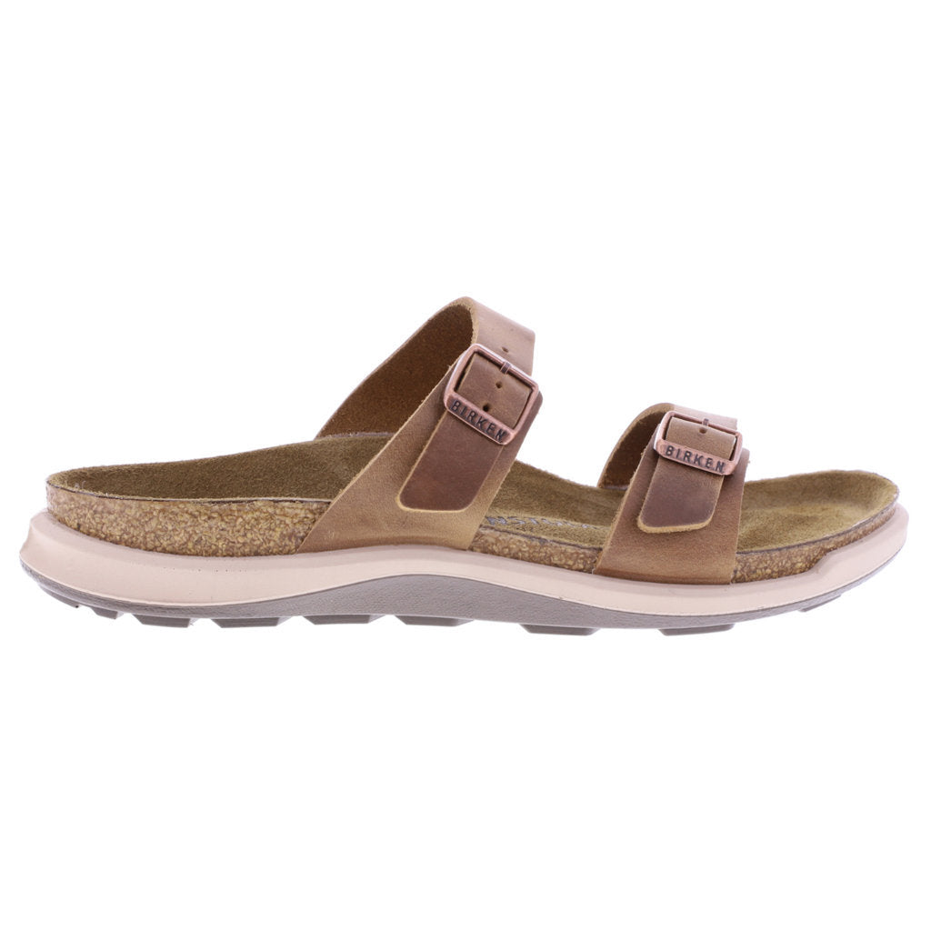 Birkenstock Sierra CT Waxy Leather Unisex Sandals#color_ginger brown