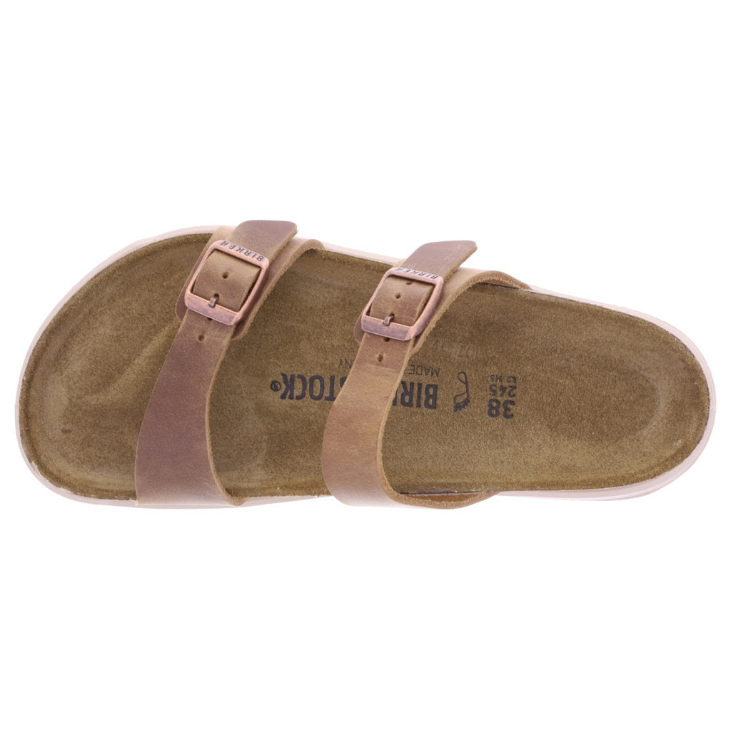 Birkenstock Sierra CT Waxy Leather Unisex Sandals#color_ginger brown