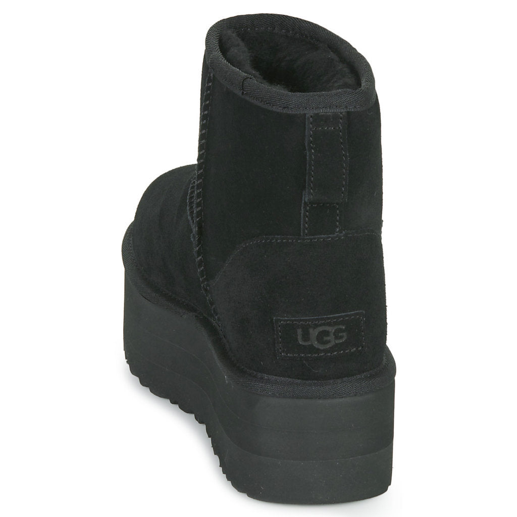 UGG Classic Mini Suede Women's Platform Boots#color_black