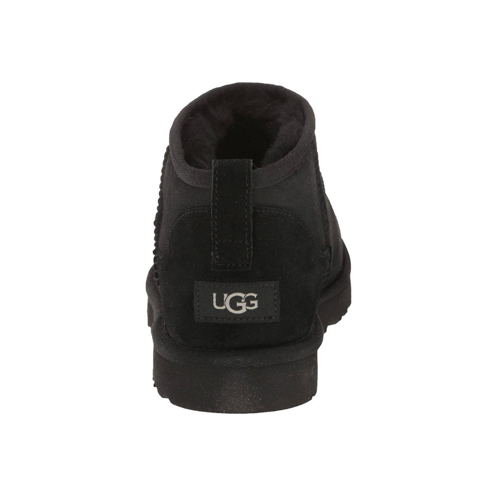 UGG Classic Ultra Mini Suede Men's Winter Boots#color_black