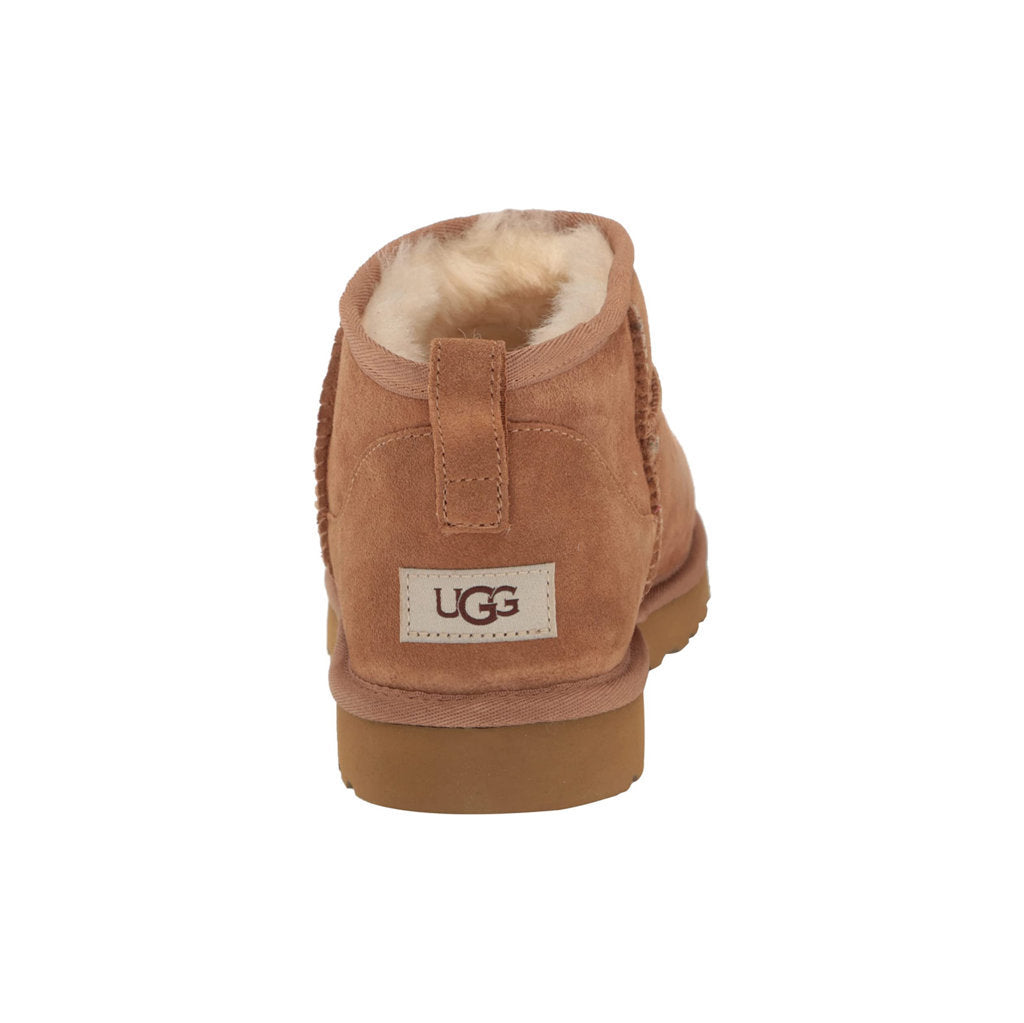 UGG Classic Ultra Mini Suede Men's Winter Boots#color_chestnut