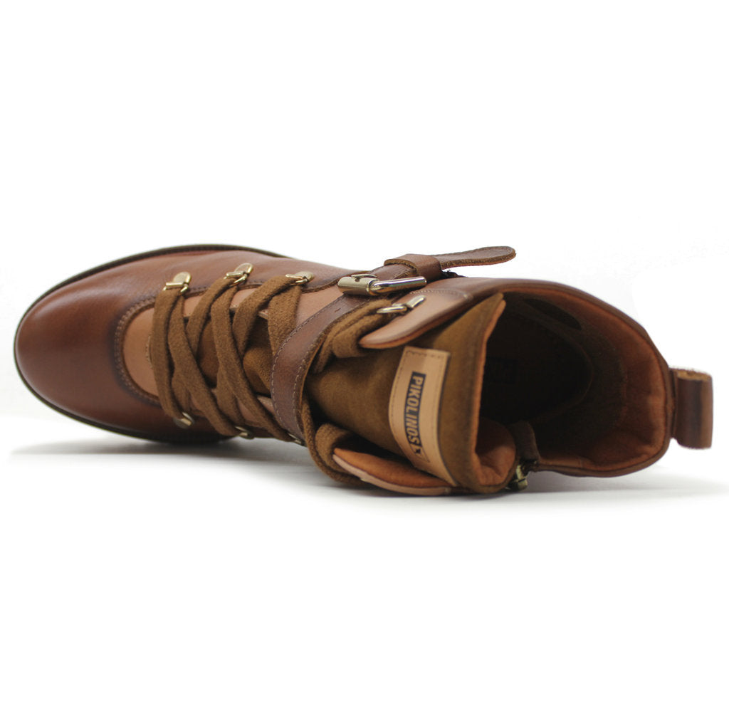 Pikolinos Aspe W9Z-8748C1 Leather Womens Boots#color_cuero
