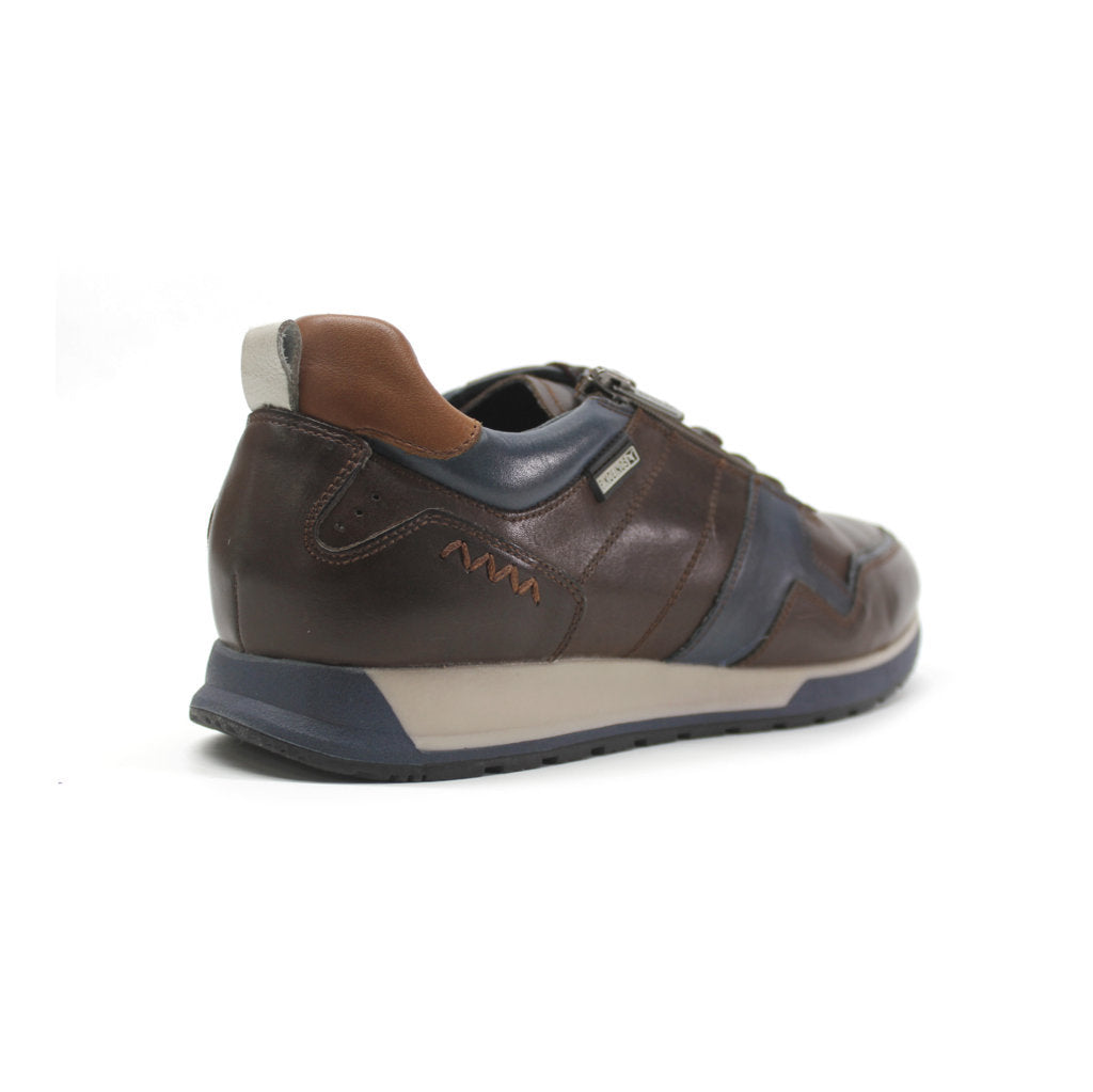 Pikolinos Cambil M5N-6010C3 Leather Mens Trainers#color_olmo