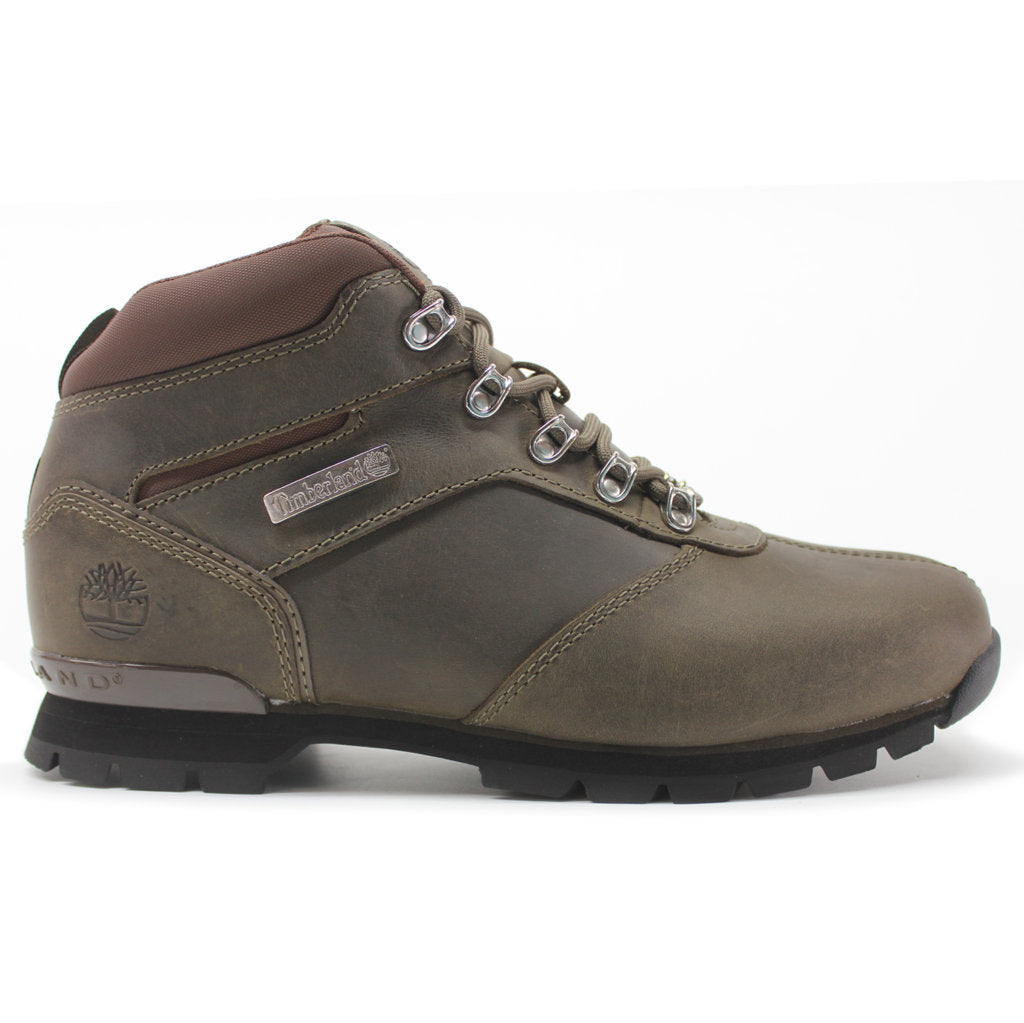 Timberland Splitrock Mid Hiker Leather Mens Boots#color_olive navy