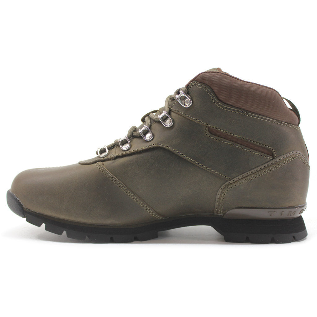 Timberland Splitrock Mid Hiker Leather Mens Boots#color_olive navy