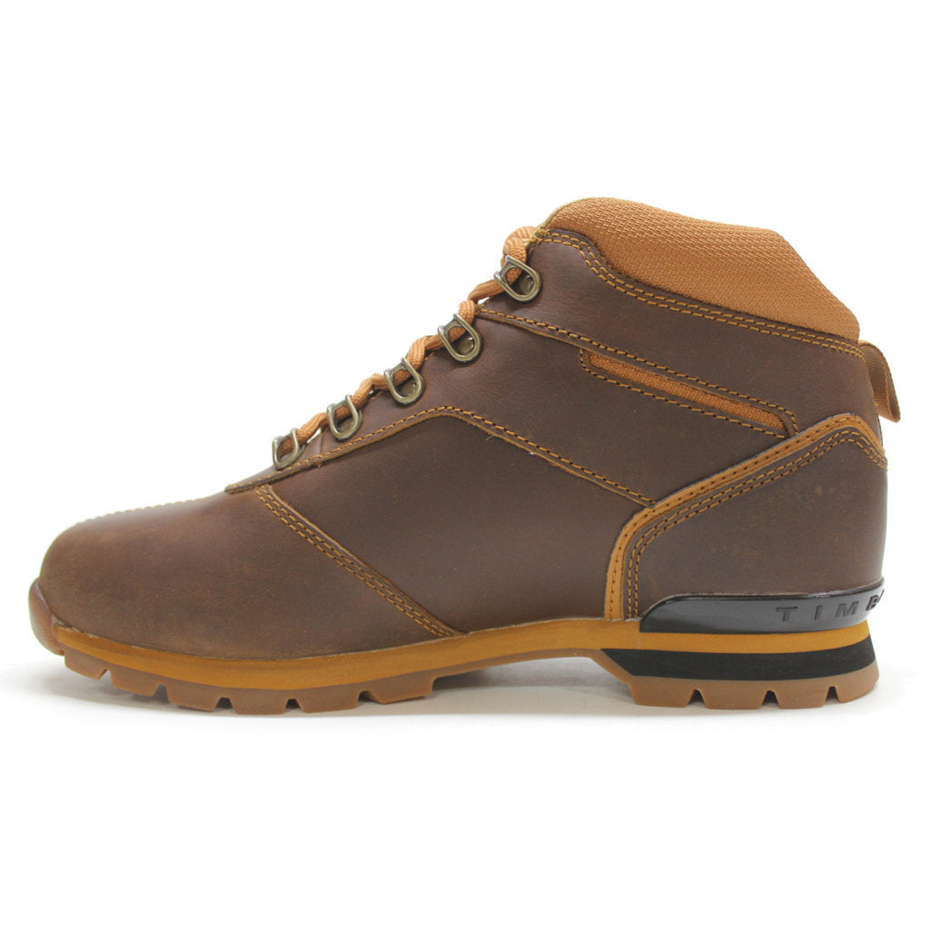 Timberland Splitrock Mid Hiker Leather Mens Boots#color_medium brown