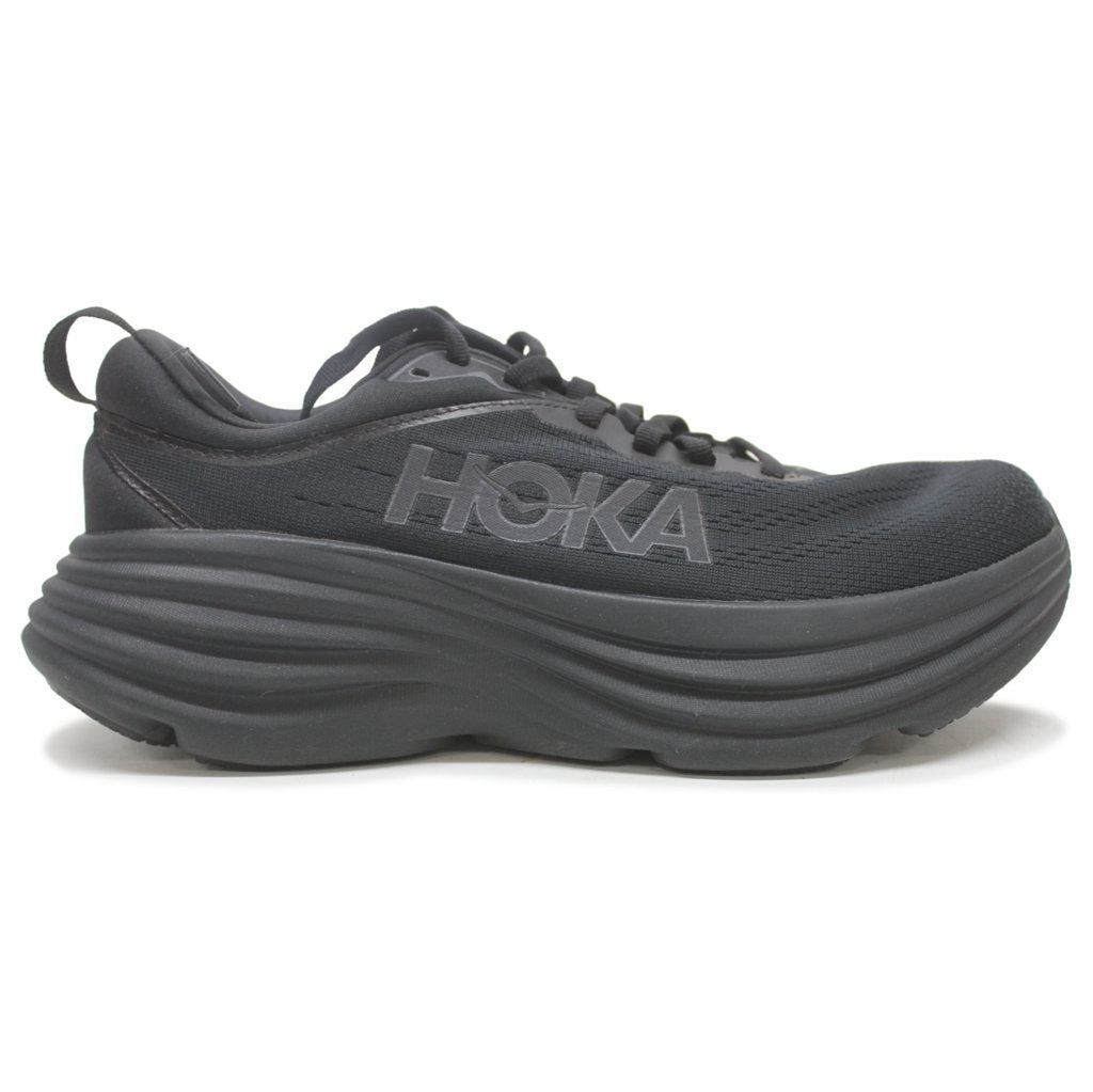 Hoka One One Womens Trainers Bondi 8 Lace-Up Low-Top Running Sneakers Textile - UK 7