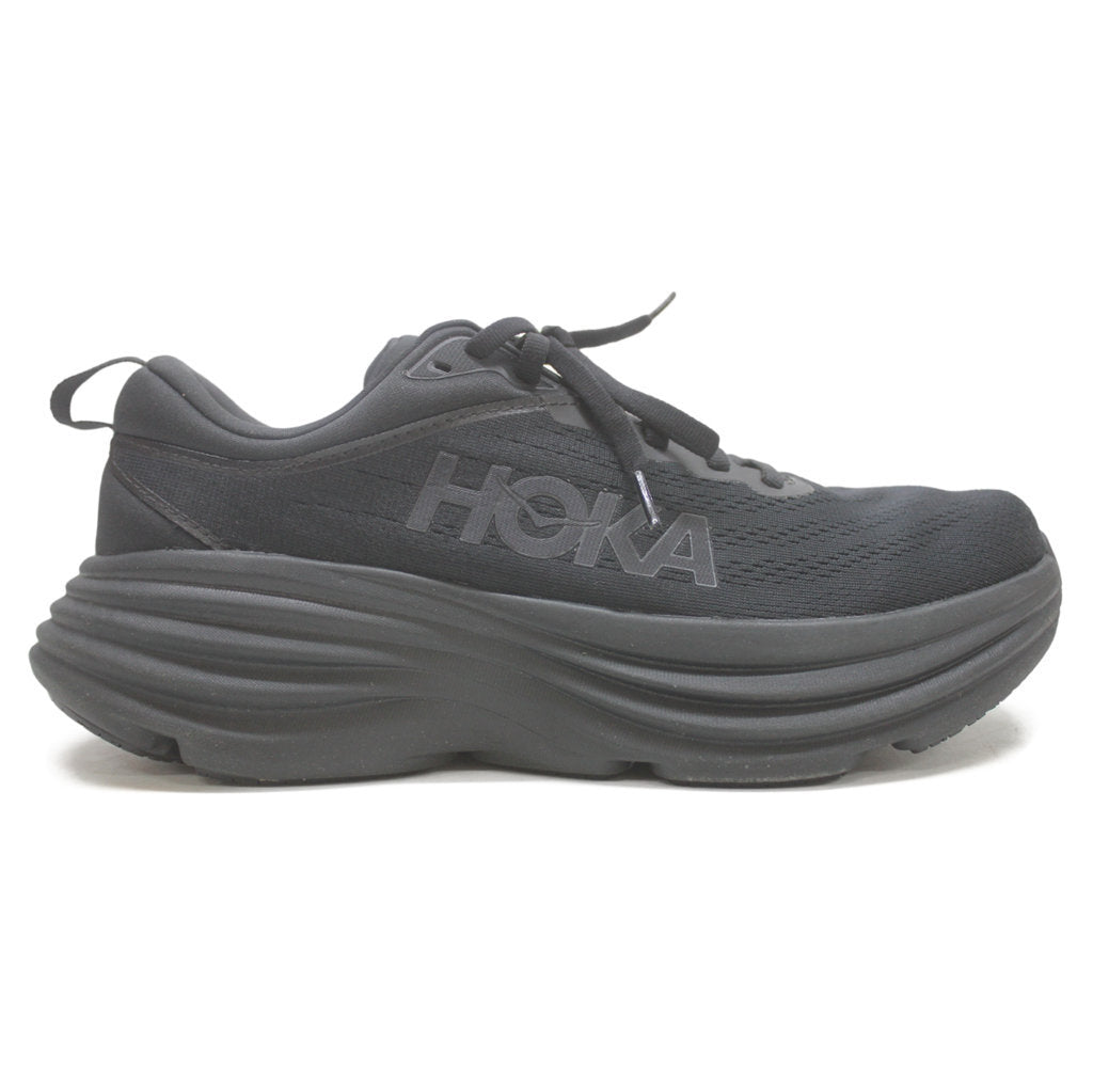 Hoka One One Womens Trainers Bondi 8 Lace-Up Low-Top Running Sneakers Textile - UK 7.5