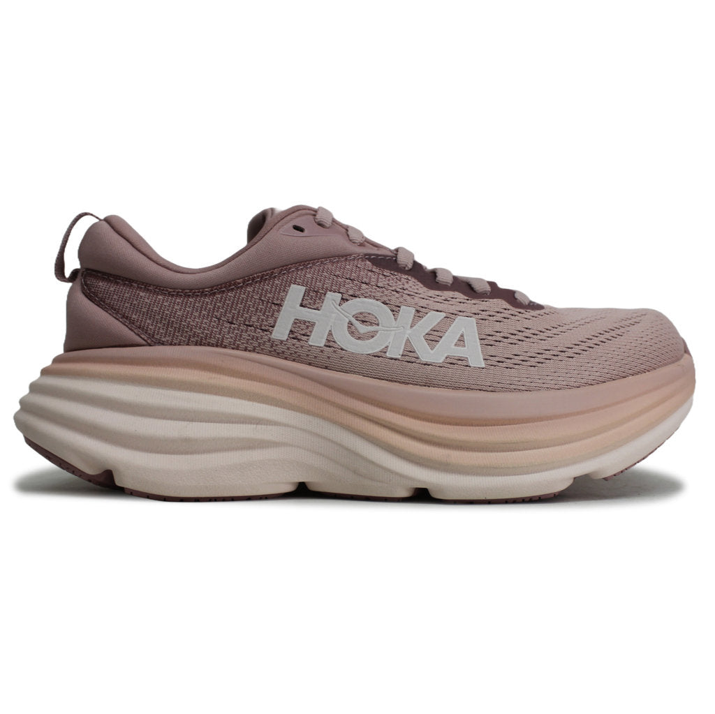 Hoka One One Womens Trainers Bondi 8 Lace Up Low Top Sneakers Textile - UK 5.5