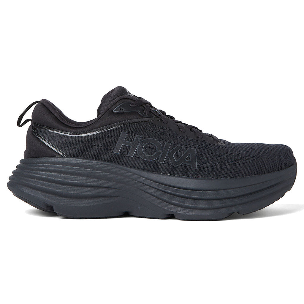 Hoka One One Womens Trainers Bondi 8 Lace-Up Low-Top Sneakers Textile - UK 9.5
